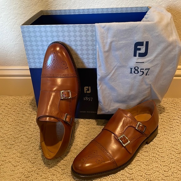 NWOT  FootJoy 1857 Men’s Leather Dress Shoes - Picture 1 of 4